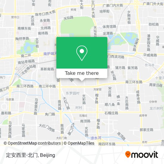 定安西里-北门 map