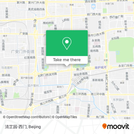 清芷园-西门 map