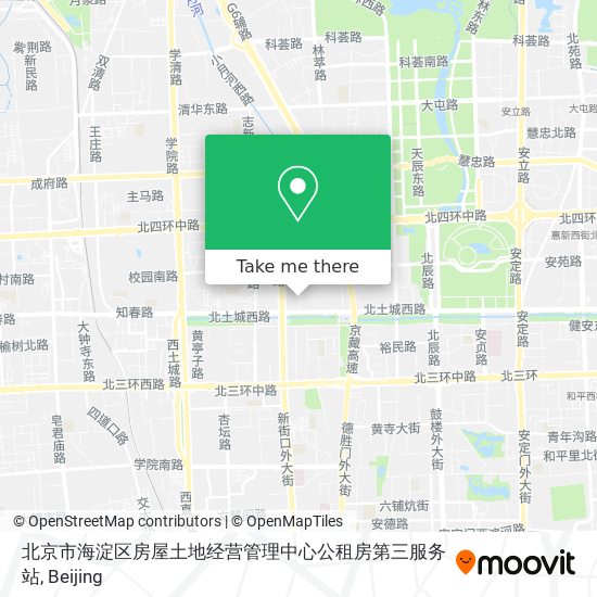 北京市海淀区房屋土地经营管理中心公租房第三服务站 map