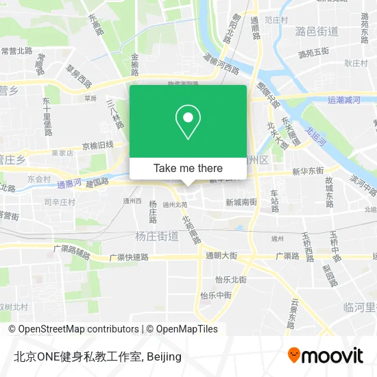 北京ONE健身私教工作室 map
