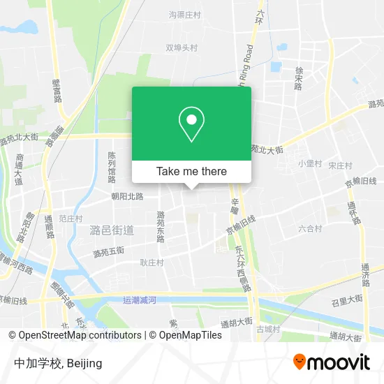 中加学校 map