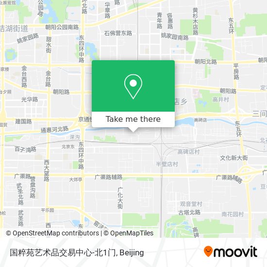 国粹苑艺术品交易中心-北1门 map