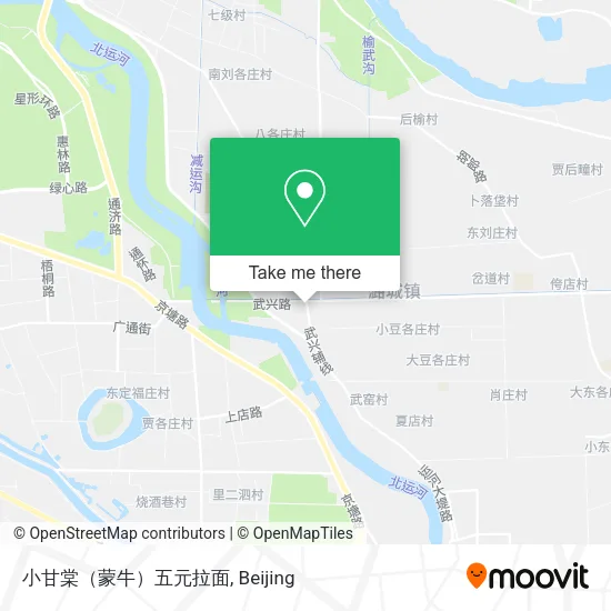 小甘棠（蒙牛）五元拉面 map