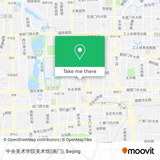 中央美术学院美术馆(南门) map