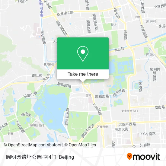 圆明园遗址公园-南4门 map