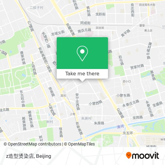 z造型烫染店 map