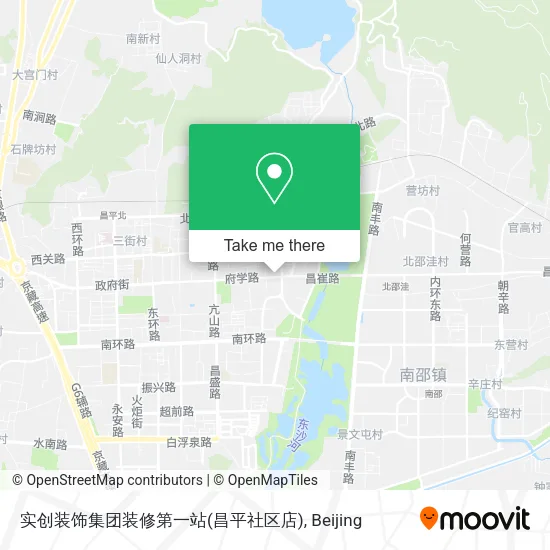 实创装饰集团装修第一站(昌平社区店) map