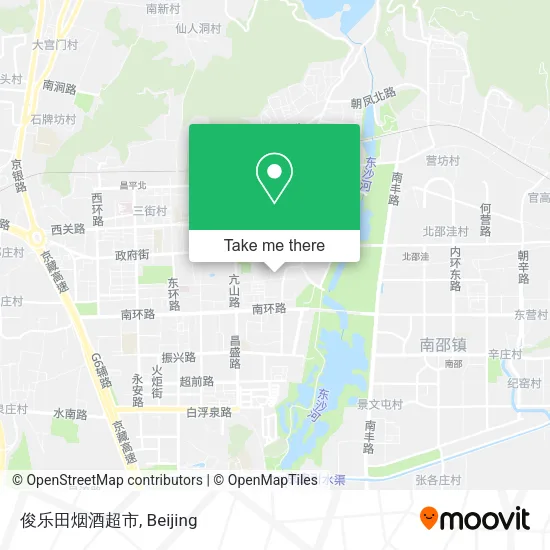 俊乐田烟酒超市 map