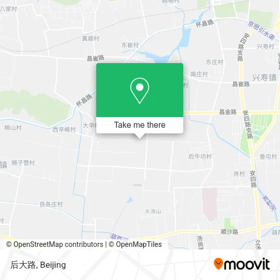后大路 map