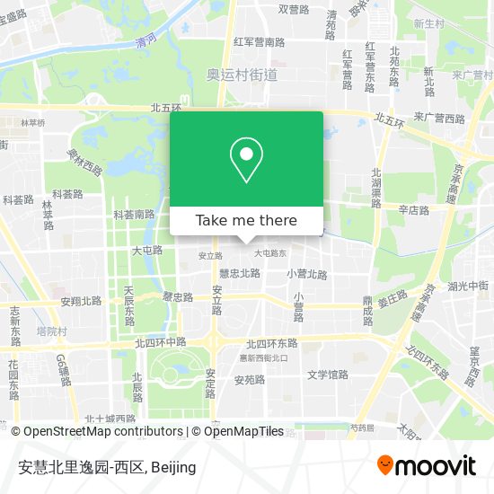 安慧北里逸园-西区 map