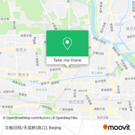 京榆旧线/天成桥(路口) map