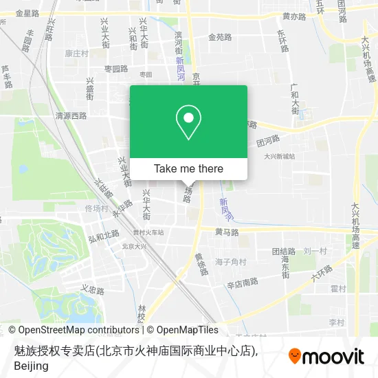 魅族授权专卖店(北京市火神庙国际商业中心店) map
