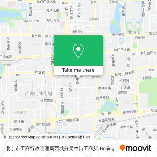 北京市工商行政管理局西城分局牛街工商所 map