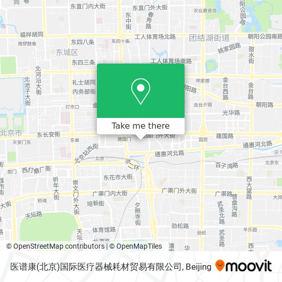 医谱康(北京)国际医疗器械耗材贸易有限公司 map