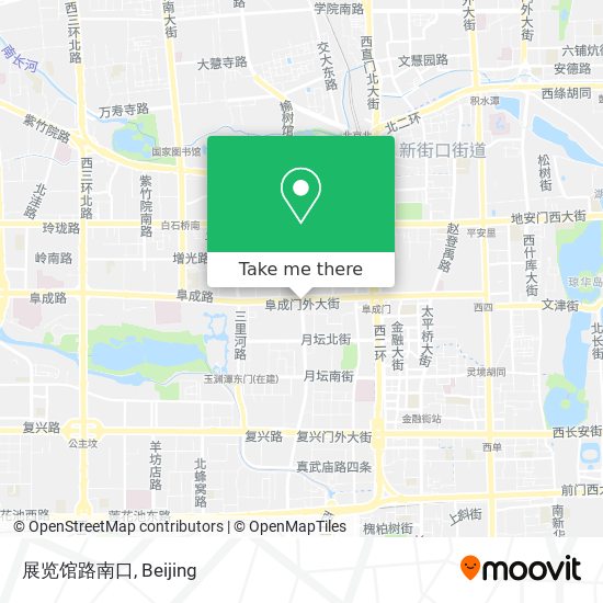 展览馆路南口 map