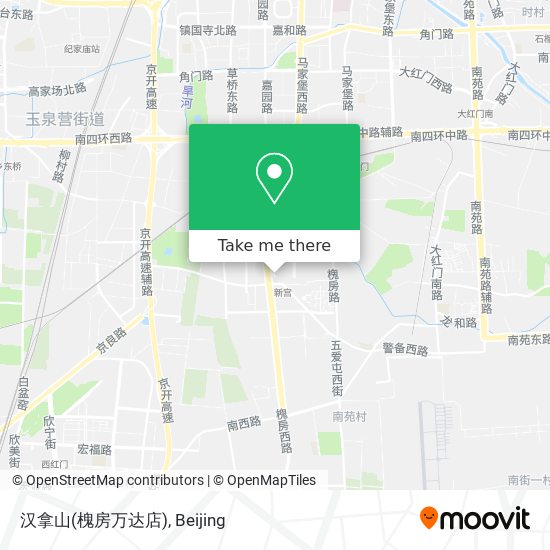 汉拿山(槐房万达店) map