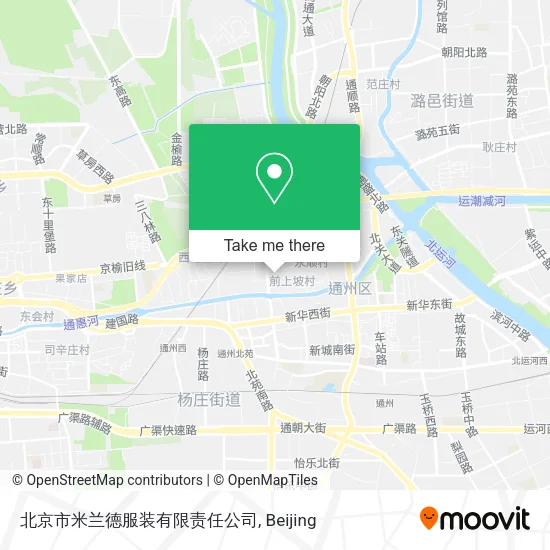 北京市米兰德服装有限责任公司 map