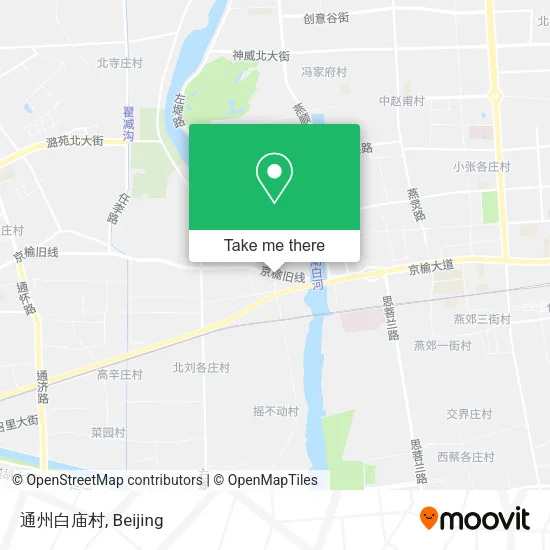 通州白庙村 map