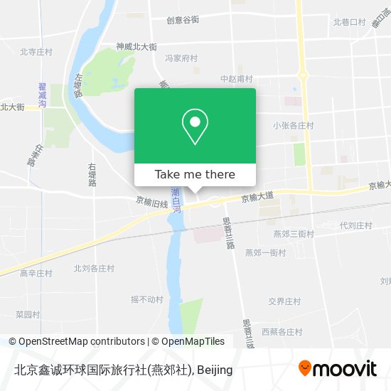 北京鑫诚环球国际旅行社(燕郊社) map