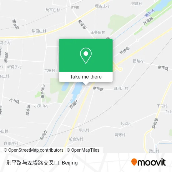 荆平路与左堤路交叉口 map