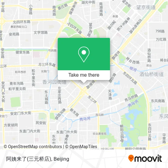 阿姨来了(三元桥店) map