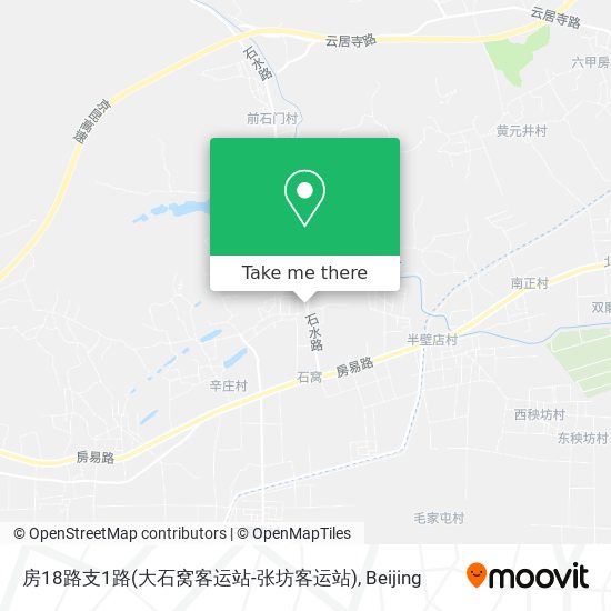 房18路支1路(大石窝客运站-张坊客运站) map