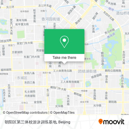 朝阳区第三体校游泳训练基地 map