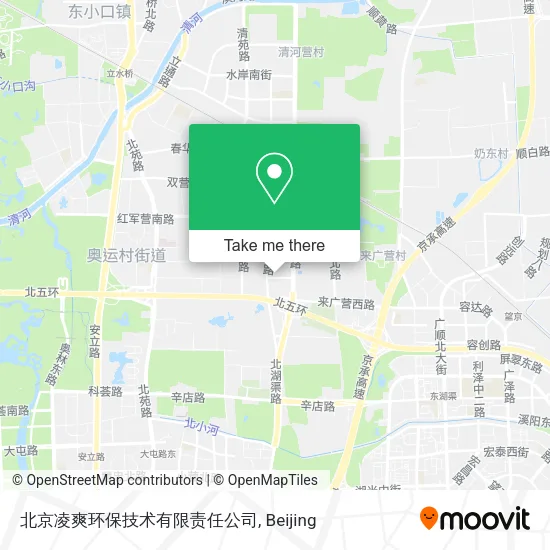 北京凌爽环保技术有限责任公司 map