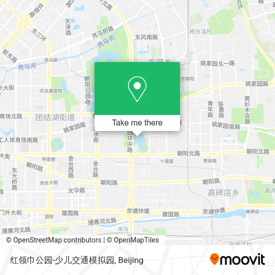 红领巾公园-少儿交通模拟园 map