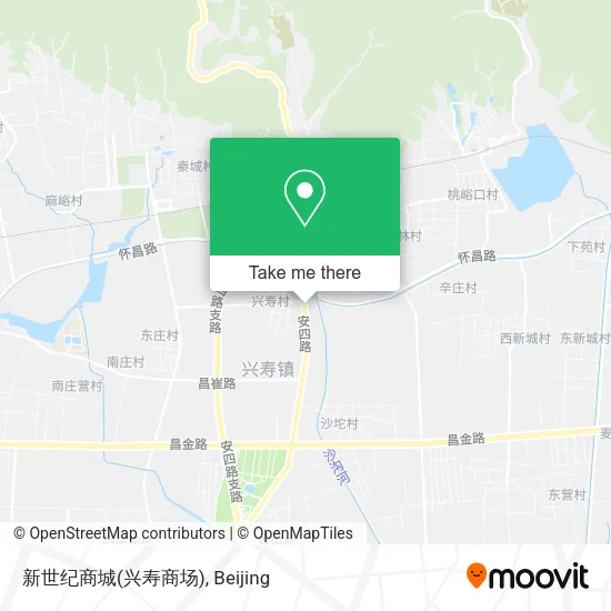 新世纪商城(兴寿商场) map