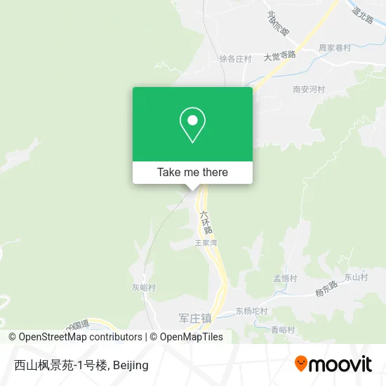 西山枫景苑-1号楼 map