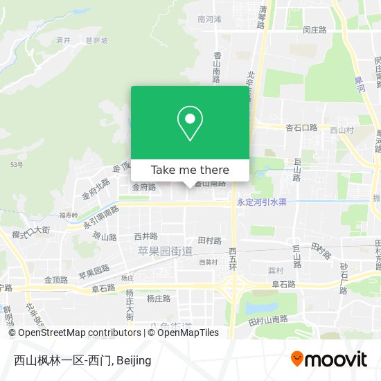西山枫林一区-西门 map