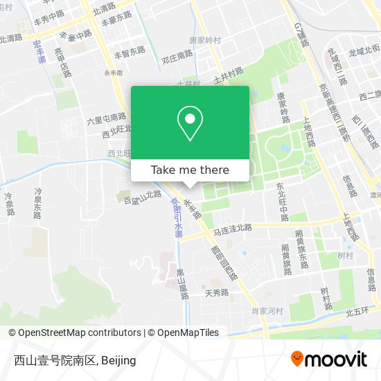 西山壹号院南区 map