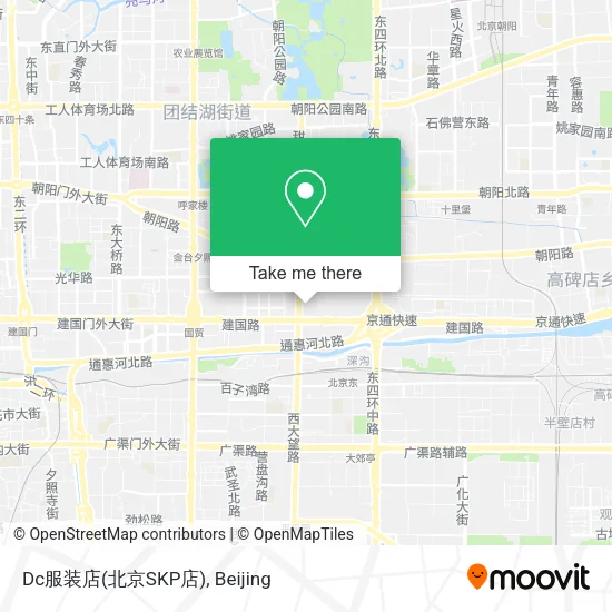 Dc服装店(北京SKP店) map