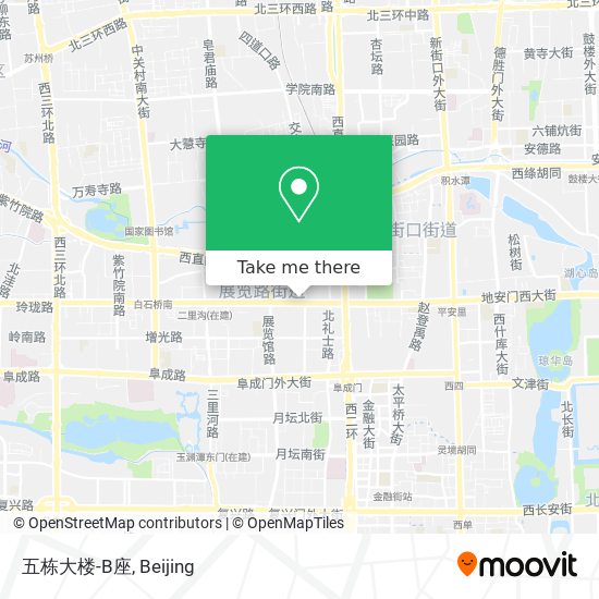 五栋大楼-B座 map
