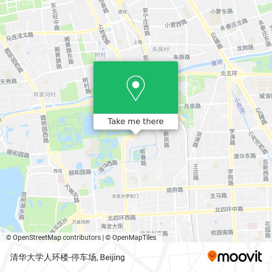 清华大学人环楼-停车场 map