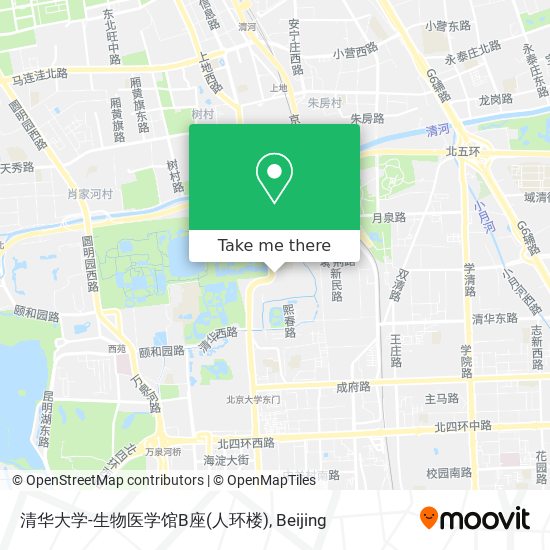 清华大学-生物医学馆B座(人环楼) map