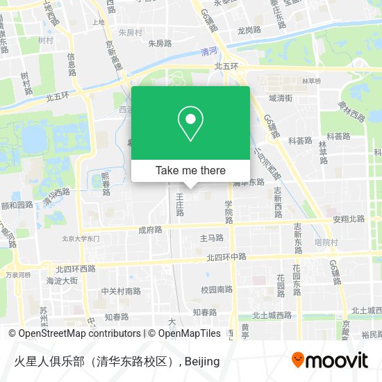 火星人俱乐部（清华东路校区） map