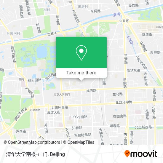 清华大学南楼-正门 map
