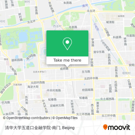 清华大学五道口金融学院-南门 map