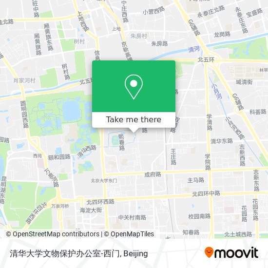 清华大学文物保护办公室-西门 map