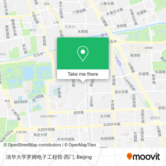 清华大学罗姆电子工程馆-西门 map