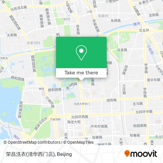 荣昌洗衣(清华西门店) map