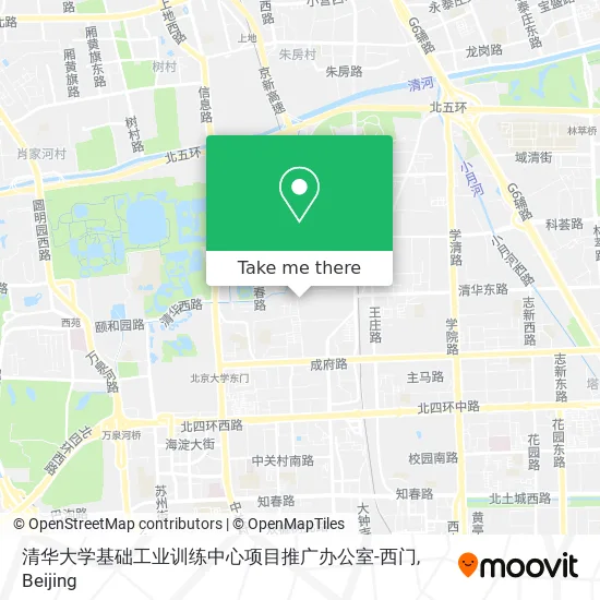 清华大学基础工业训练中心项目推广办公室-西门 map