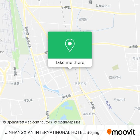 JINHANGXIAN INTERNATINONAL HOTEL map