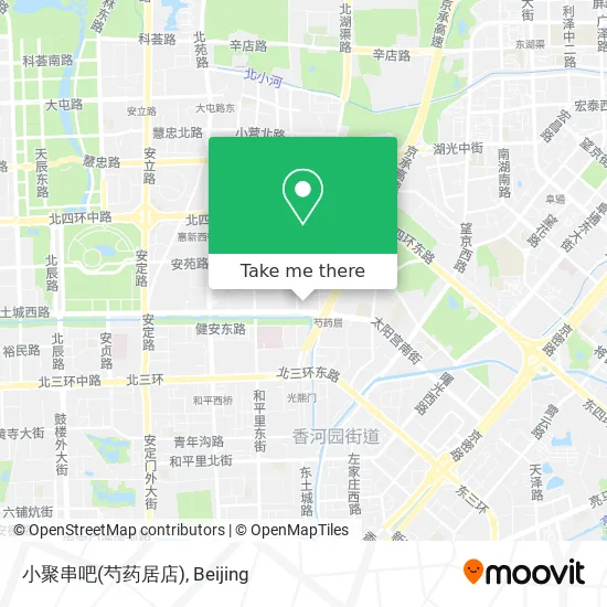 小聚串吧(芍药居店) map