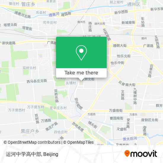 运河中学高中部 map