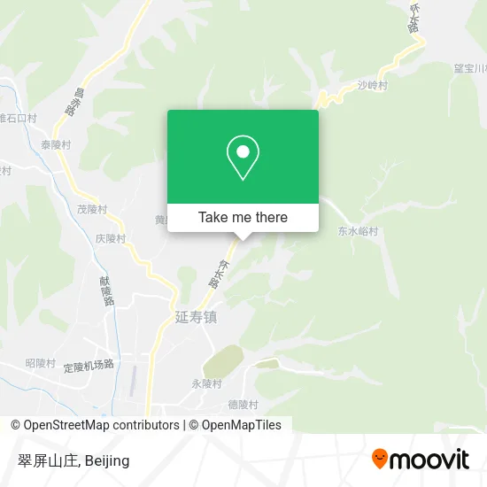 翠屏山庄 map