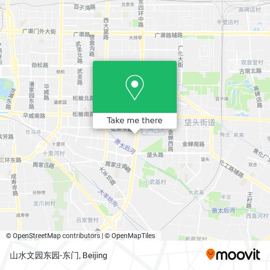山水文园东园-东门 map