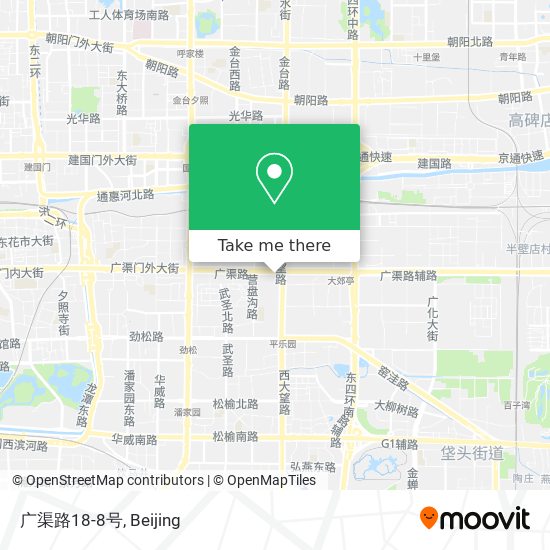 广渠路18-8号 map